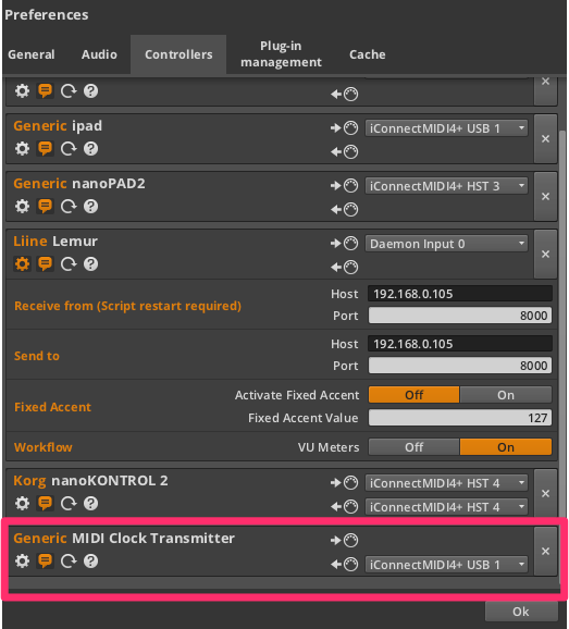 bitwig-clock-transmit-to-iconnect-usb1